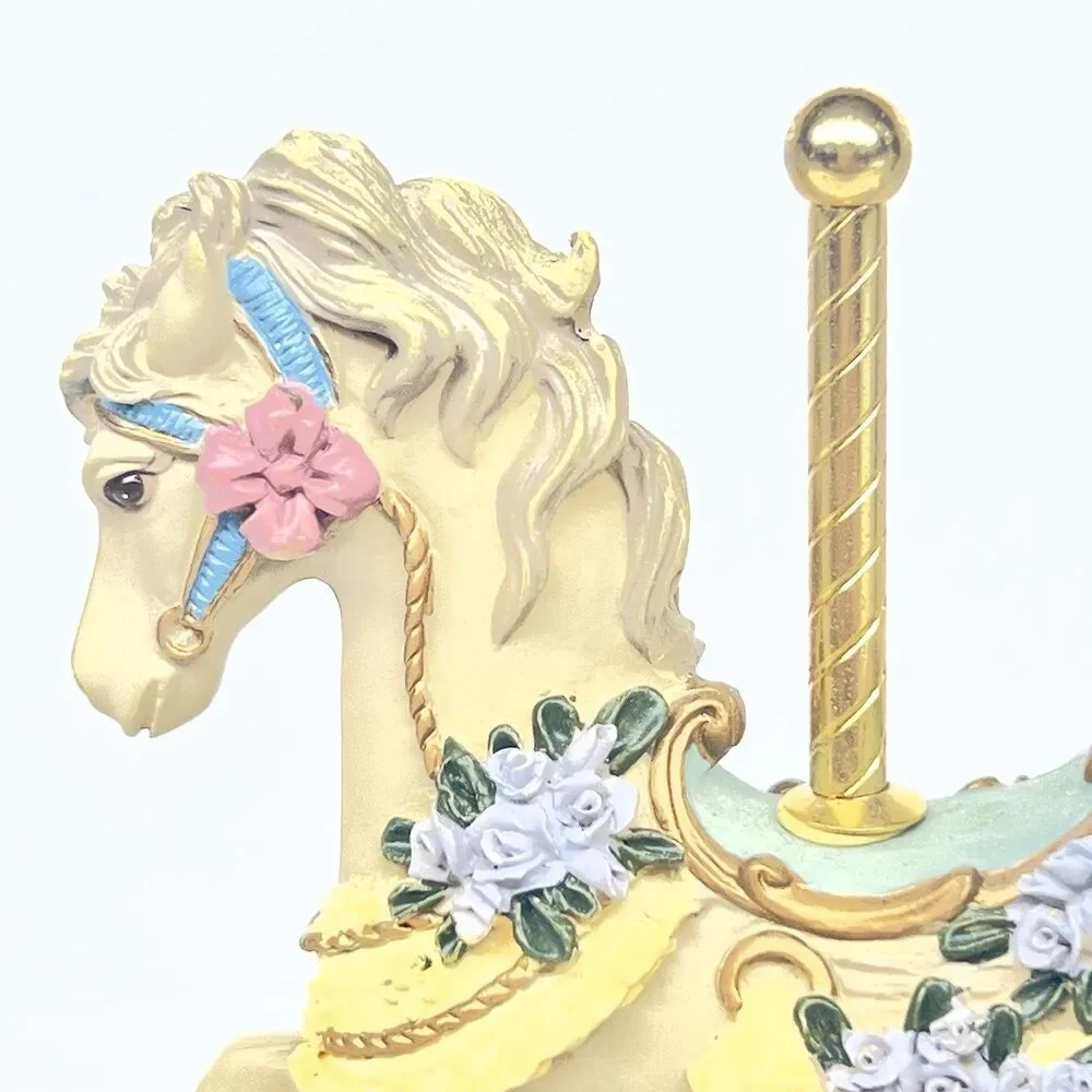 Heritage House County Fair Collection Carousel Horse -Left My Heart In San Fran